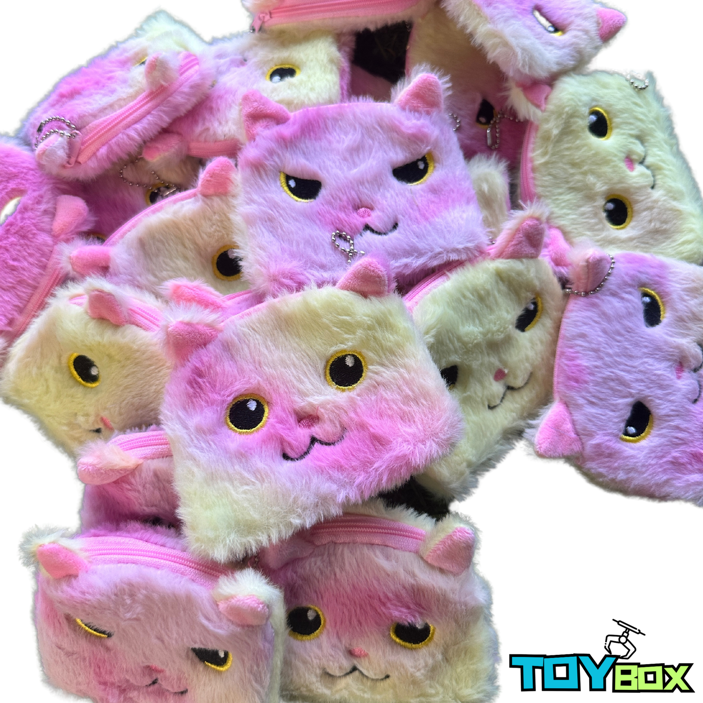 ($.99) 100pc Cat Coin Pouches Happy Sad Cats