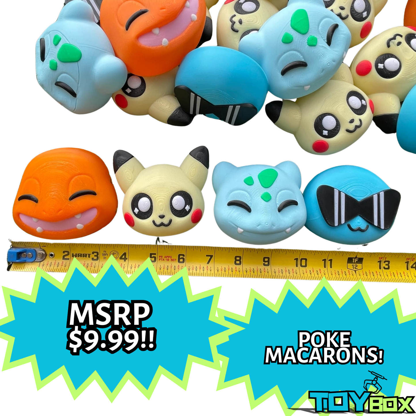 ($1.57) Toybox 3D - 100pc 3" Poke Macarons! 3" M1 + M3 Compatible