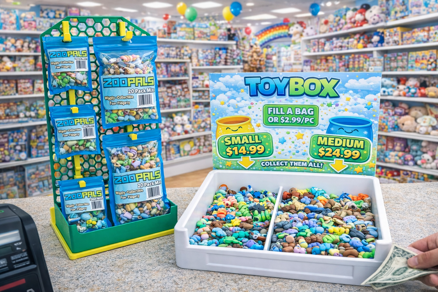 Zoopals - Pre-Packed Retail Display