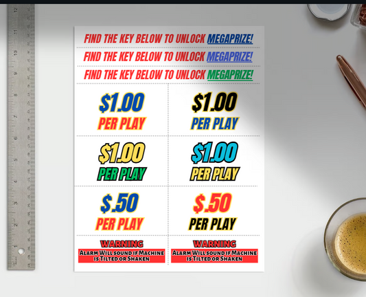 ToyboxHQ - Mega Sticker Pack! - Vending Labels