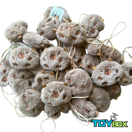 ($.84) 100pc 3.5" Gopher/Capybara Keychains