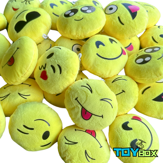 ($.73) 100pc 3" Mixed Emoji Plush