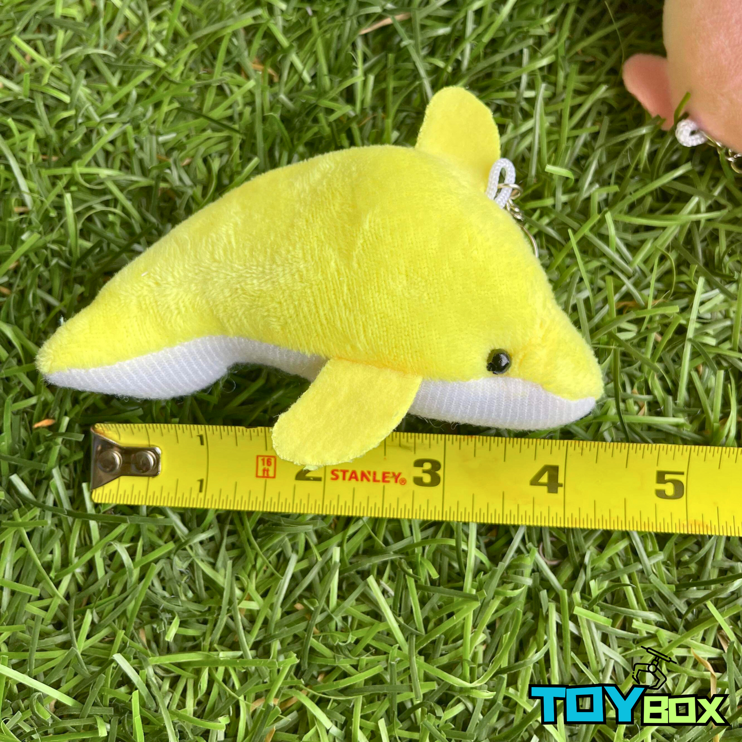 ($.87) 100pc 4" Dolphin Plush Keychains