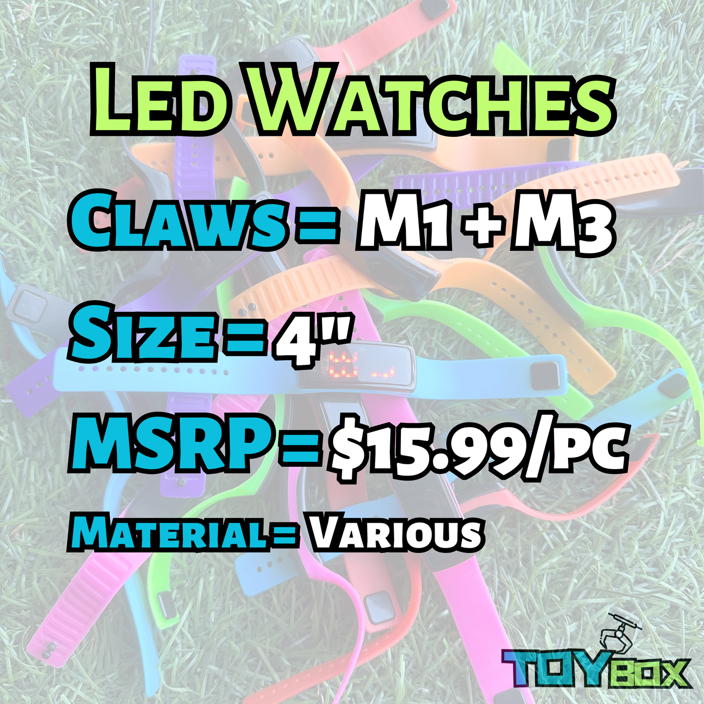 ($.82) 200pc - Silicone Popular LED Watches