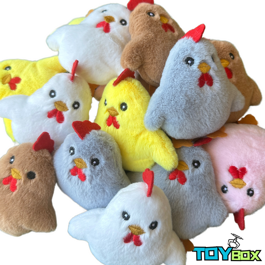($.92) 100pc 4" Chickens in Various Colors