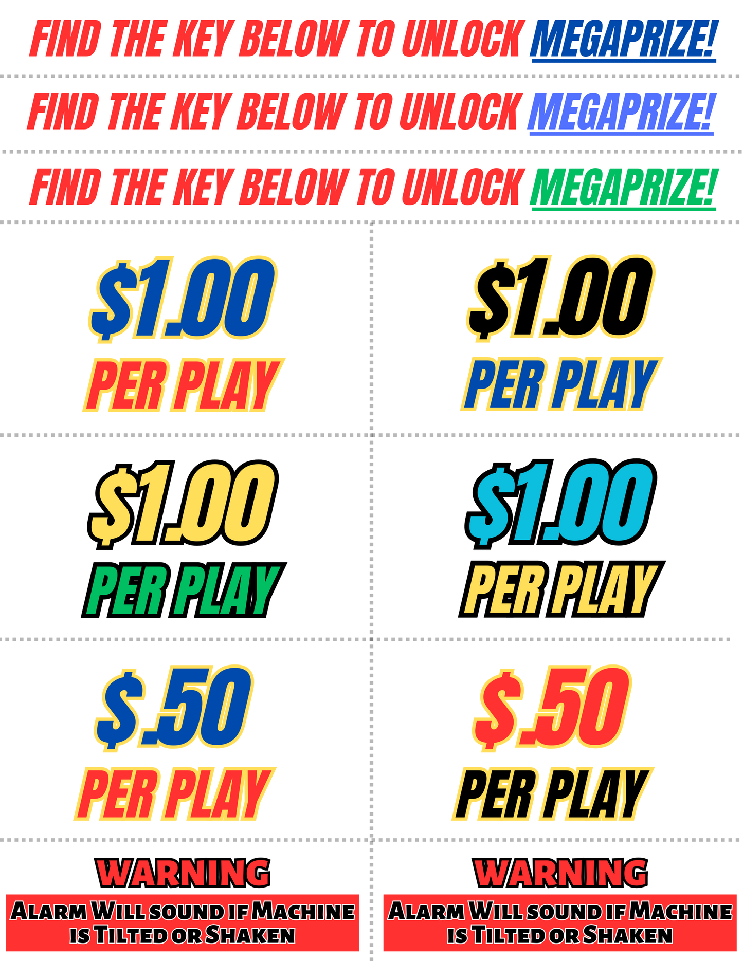 ToyboxHQ - Mega Sticker Pack! - Vending Labels