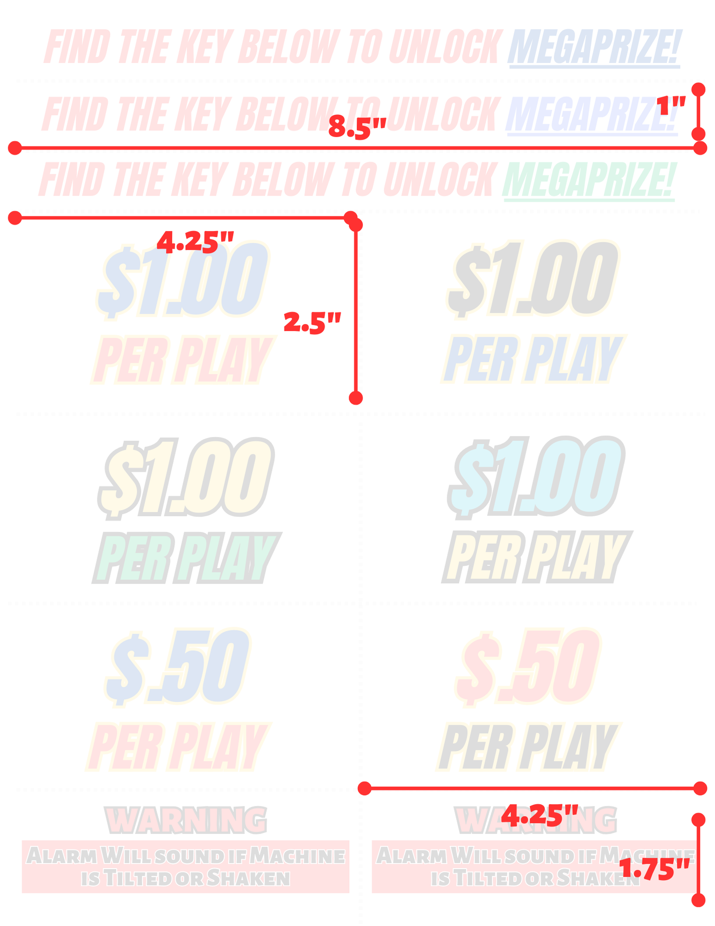 ToyboxHQ - Mega Sticker Pack! - Vending Labels