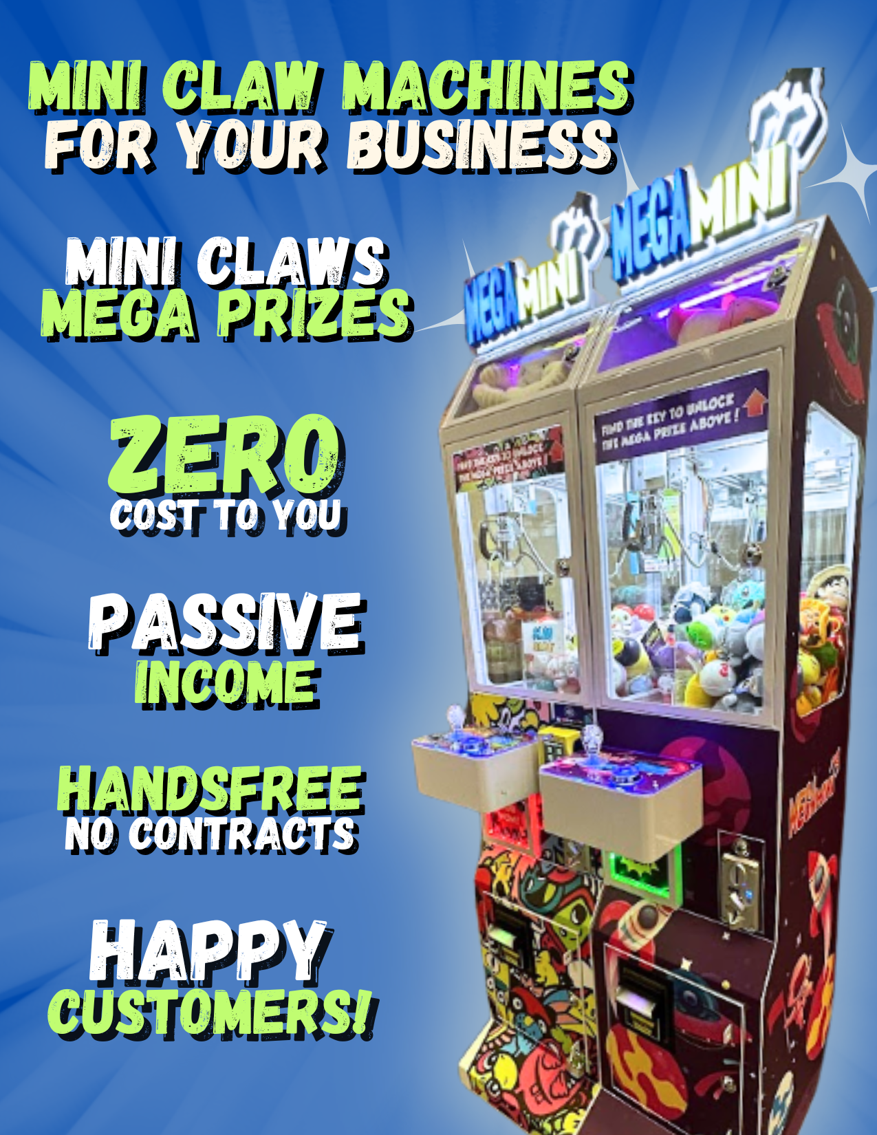 Our Mini Claw Machines are PERFECT for your business! – ToyboxHQ