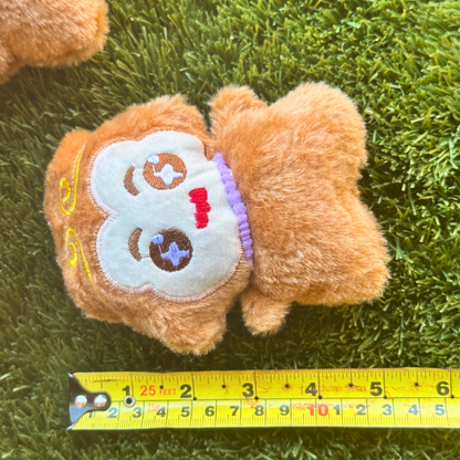 ($.99) 100pc 5" Monkey with Gold Headbands Kawaii