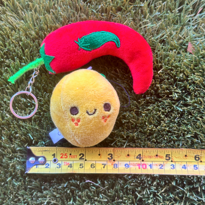 ($.79) 100pc 2-4" Mixed Fruit Plushes
