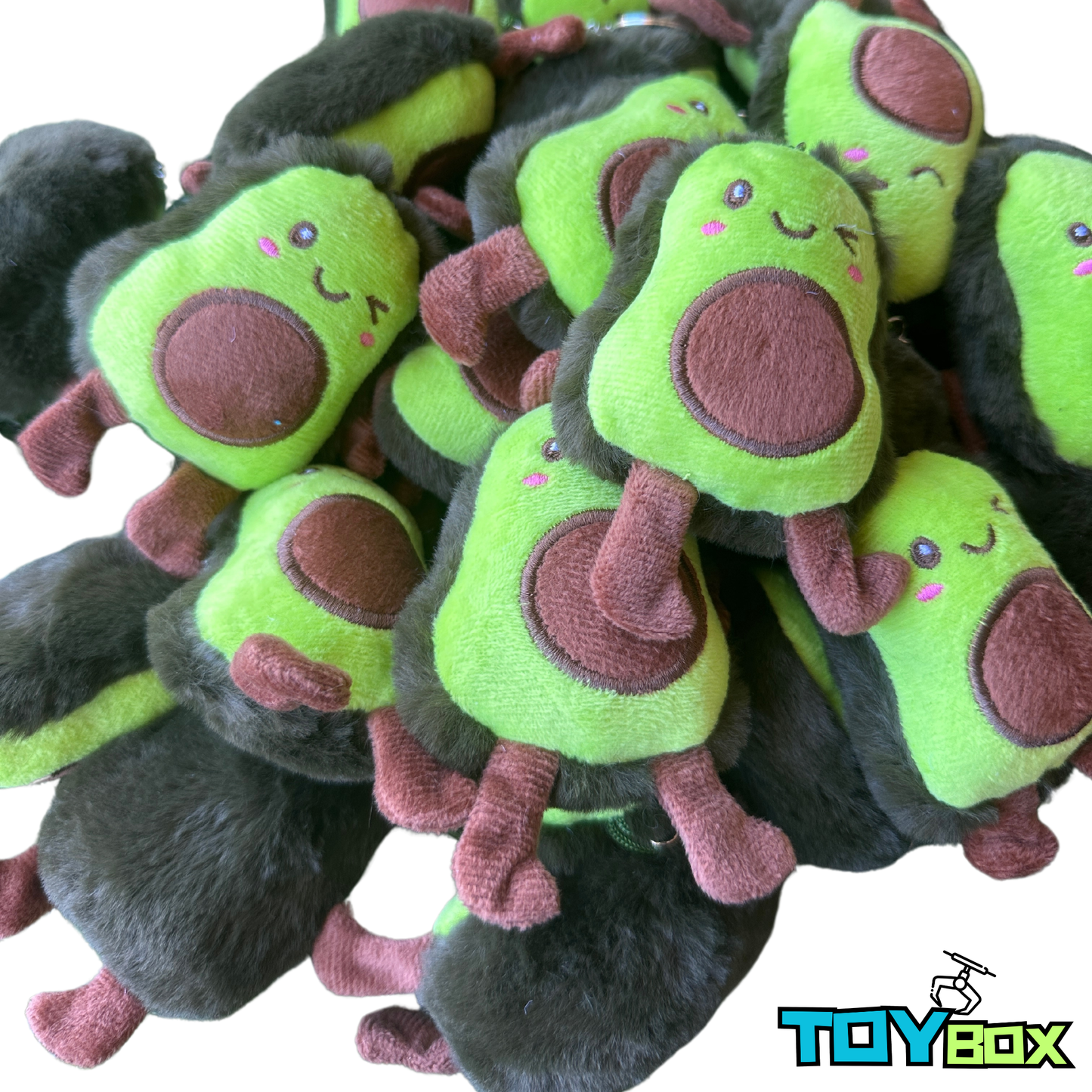 ($.88) 100pc 4" Mini Fuzzy Smiling Avocados!! LIMITED