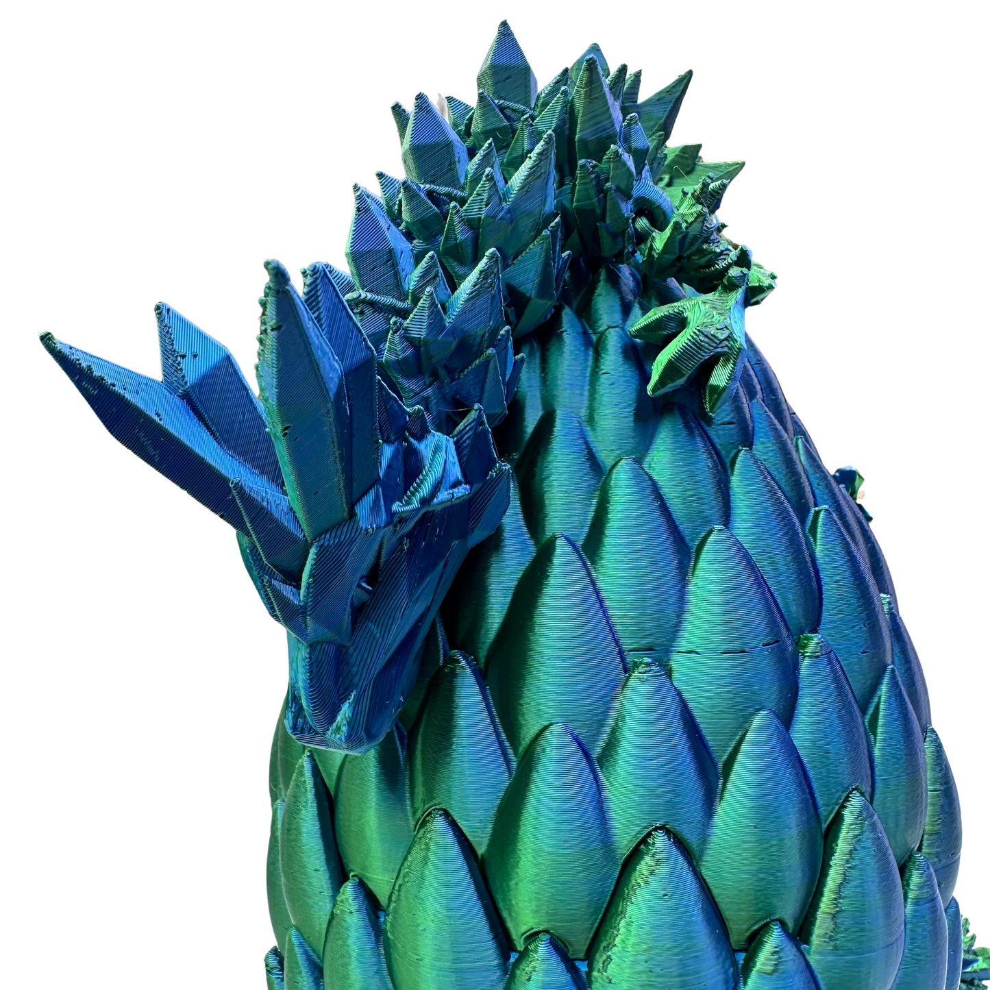 Toybox 3D - MEGAPRIZE 18" Dragon with Egg Pearlescent Green and Blue MSRP $79.99