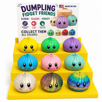 Articulated Fidget Dumplings - Fidget Toys!