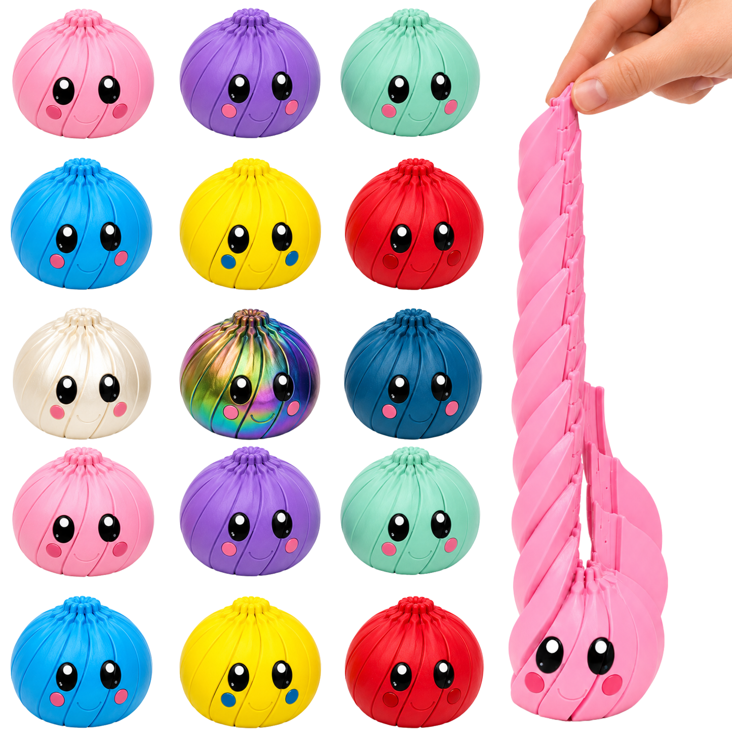 Articulated Fidget Dumplings - Fidget Toys!