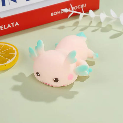 Cute Axolotl Squeeze Toys | Cartoon Stress Relief Squishy for Kids and Adults