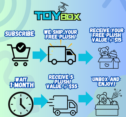 FREE 5 Mystery Plush! $10/month subscription