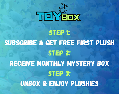 FREE 5 Mystery Plush! $10/month subscription