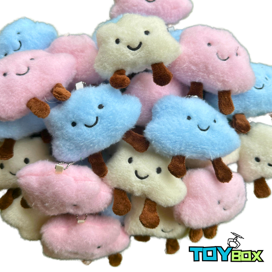 ($.75) 100pc 4" Happy Little Clouds 3 Styles