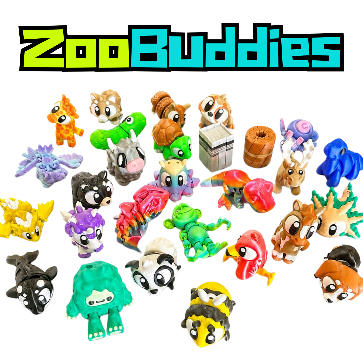 Zoobuddies Toys (4-5" Sized)!