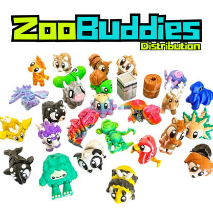 30 Pack Mix - ZooBuddies Medium Toys